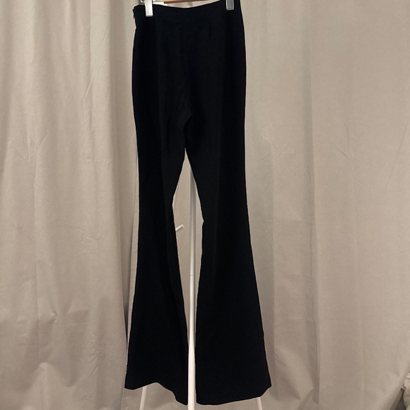 (NWT) CINQ A SEPT Candace Flare Embellished Crepe Pants - Picture 6 of 6
